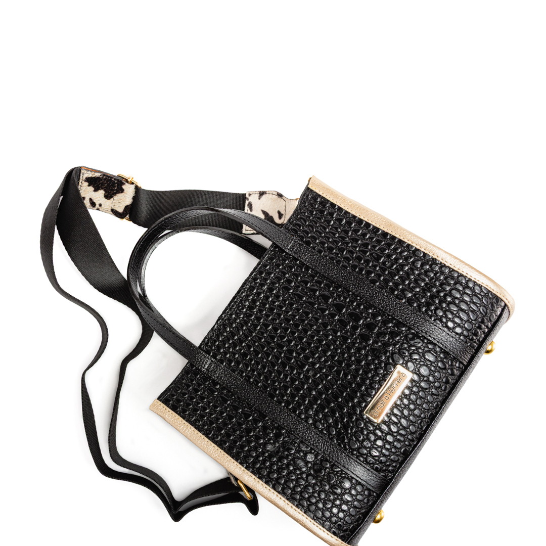 Bolso tipo cartera negro - Imagen 3