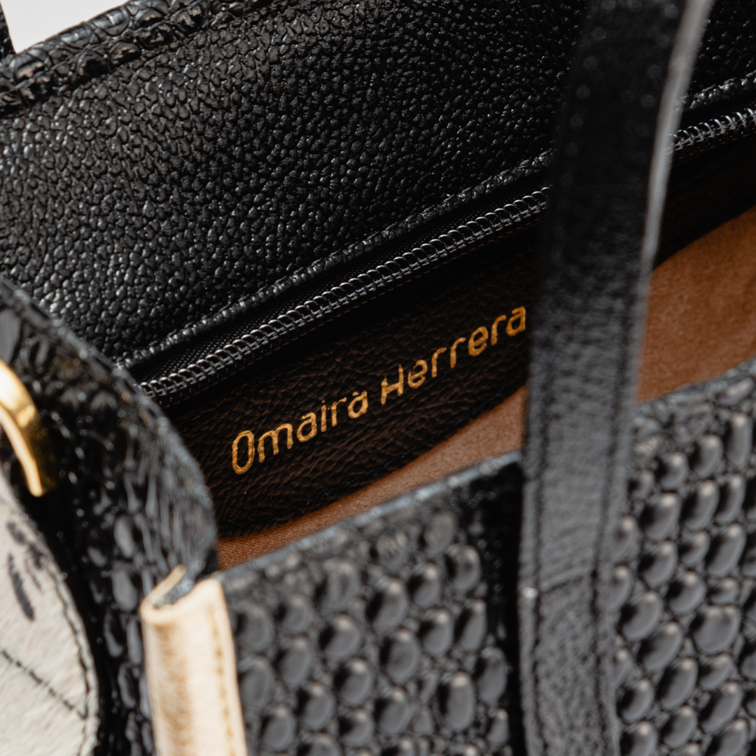 Bolso tipo cartera negro - Imagen 4