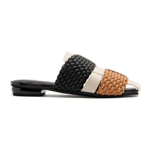 Zapato destalonado tejido