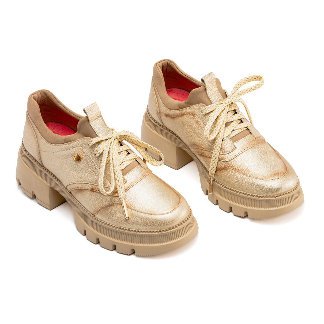 Zapato Dianantino Dorado - Imagen 3